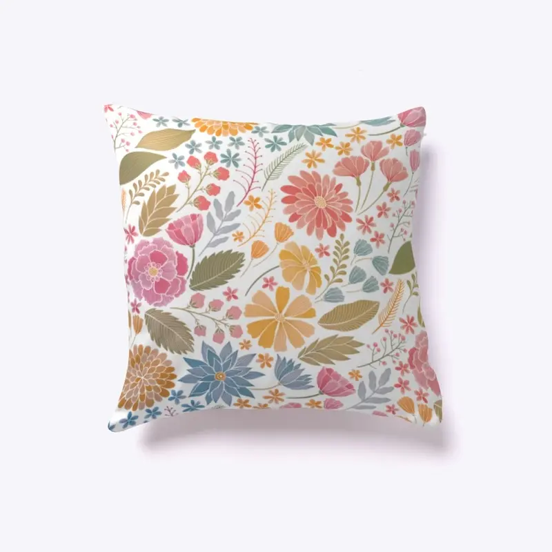 Flowers indoor pillow